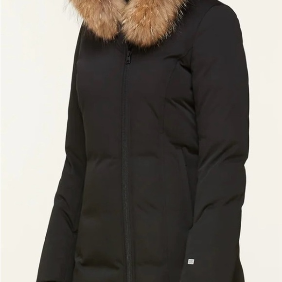 SOIA & KYO | SALMA Classic Down Parka with Natural Fur - Picture 8 of 8